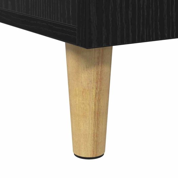 Бюро с рафт с врата Черния дъб 140 x 50 x 75 см Инженерно дърво