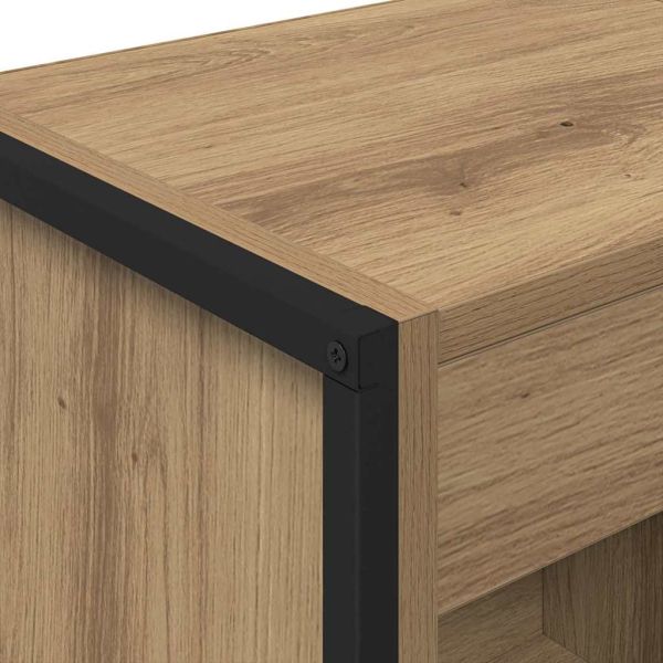 Шкаф за книги Дъб Артизан 80 x 30 x 155 см Инженерно дърво