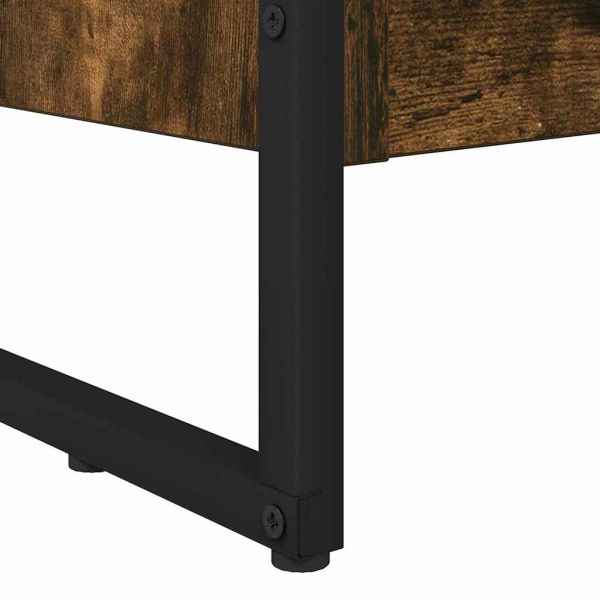 Шкаф за книги Димящ дъб 80 x 30 x 155 см Инженерно дърво