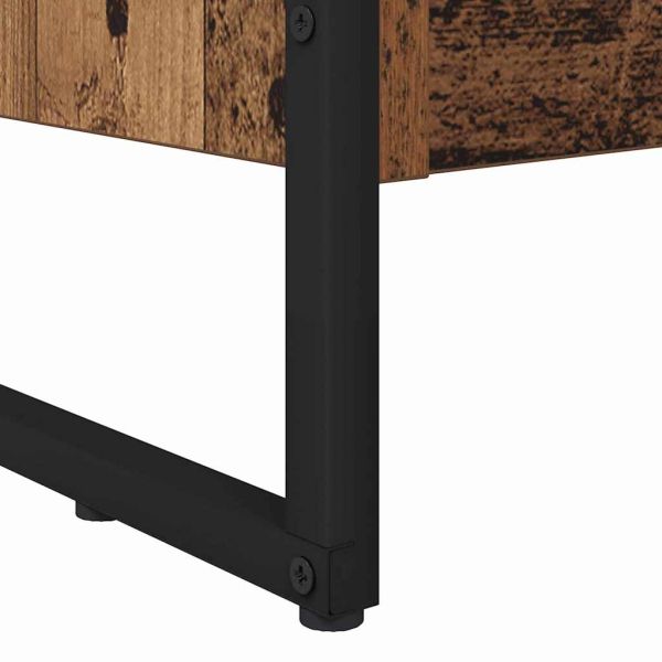 Шкаф за книги Старо дърво 80 x 30 x 155 см Инженерно дърво