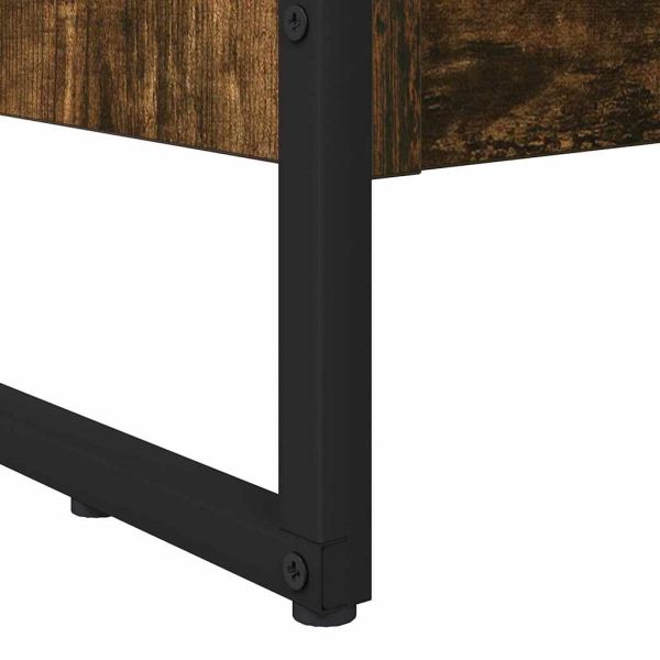 Шкаф за книги Димящ дъб 80 x 30 x 155 см Инженерно дърво