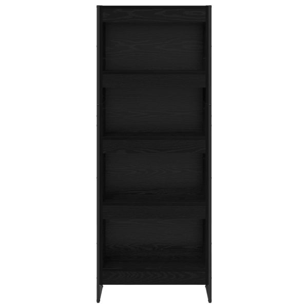 Шкаф за книги Черния дъб 80 x 30 x 155 см Инженерно дърво