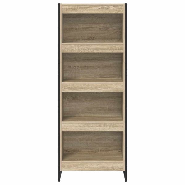 Шкаф за книги Сонома 80 x 30 x 155 см Инженерно дърво