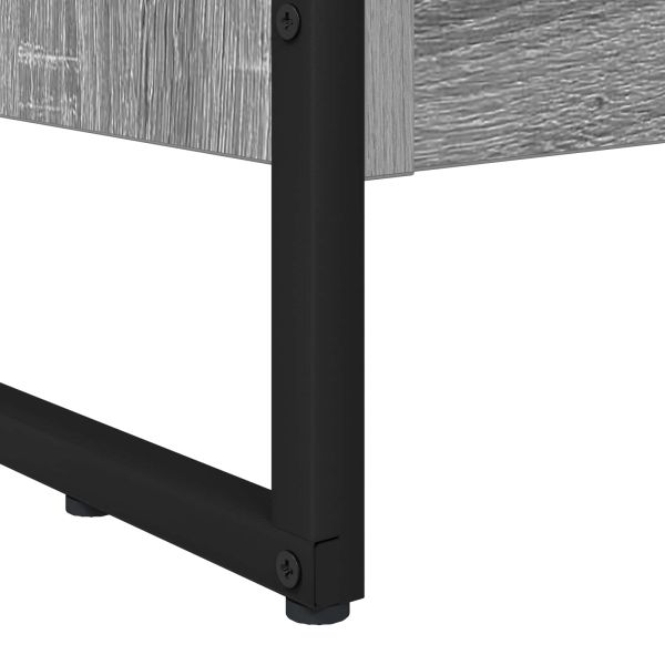 Шкаф за книги Сив Сонома 80 x 30 x 155 см Инженерно дърво