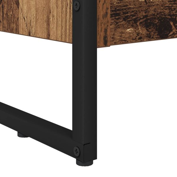 Шкаф за книги Старо дърво 80 x 30 x 155 см Инженерно дърво