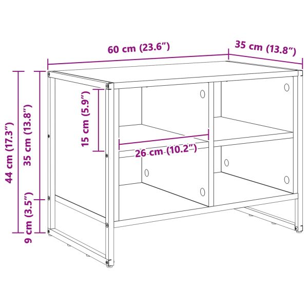Шкаф за обувки Сонома 60 x 35 x 44 см Инженерно дърво