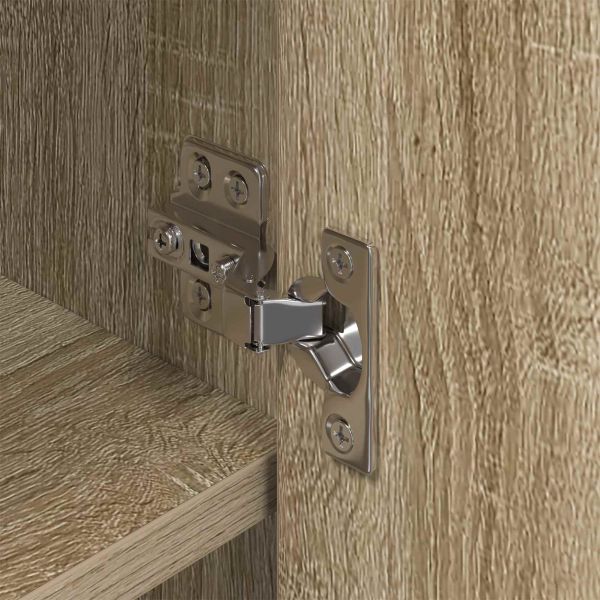 Шкаф за обувки с врата Сонома 79 x 36 x 100 см Инженерно дърво