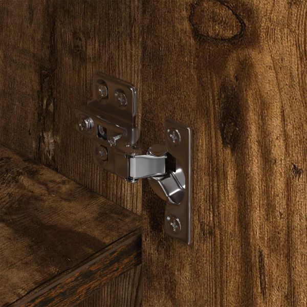 Шкаф за обувки Димящ дъб 79 x 36 x 100 см Инженерно дърво