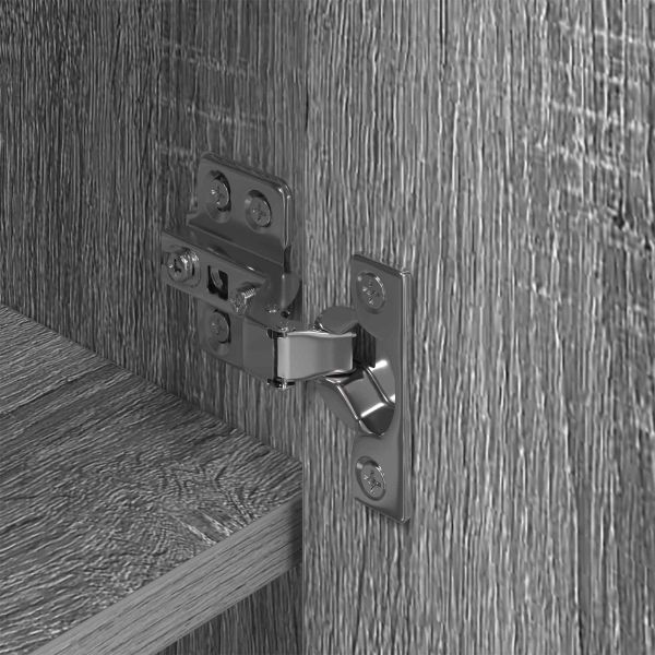 Шкаф за обувки Сив Сонома 79 x 36 x 100 см Инженерно дърво