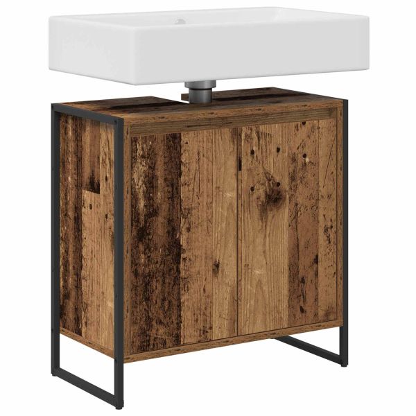 Шкаф за баня Старо дърво 60 x 30 x 60 cm Инженерно дърво