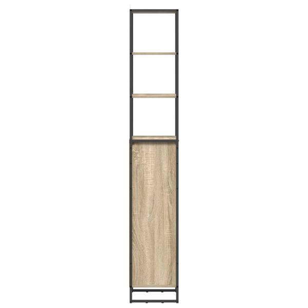 Шкаф за баня с чекмедже Сонома 40 x 30 x 180 см Инженерно дърво