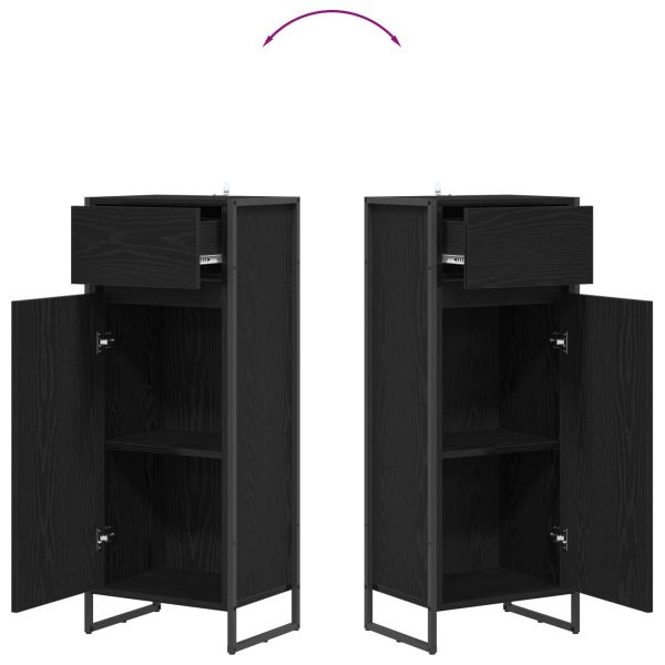 Шкаф за баня Черния дъб 40 x 30 x 100 см Инженерно дърво