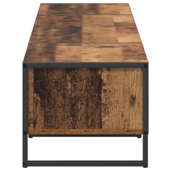 ТВ шкаф Старо дърво 170.5 x 36 x 30.5 см Инженерно дърво