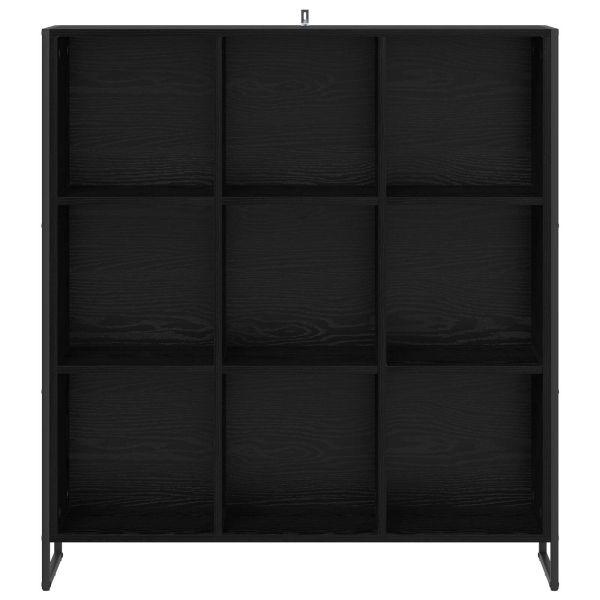 Шкаф за книги Черния дъб 99.5 x 30 x 108.5 см Инженерно дърво