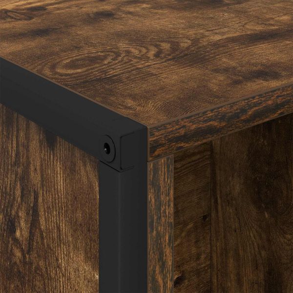 Шкаф за книги Димящ дъб 99.5 x 30 x 108.5 см Инженерно дърво