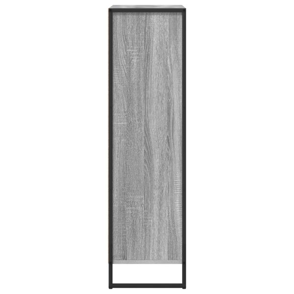 Шкаф за книги Сив Сонома 68 x 30 x 108.5 см Инженерно дърво