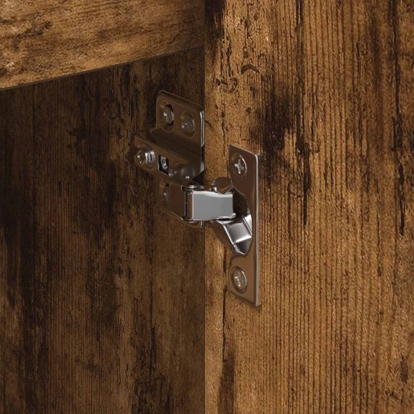 Страничен шкаф Димящ дъб 96,5 x 30 x 75 см Инженерно дърво