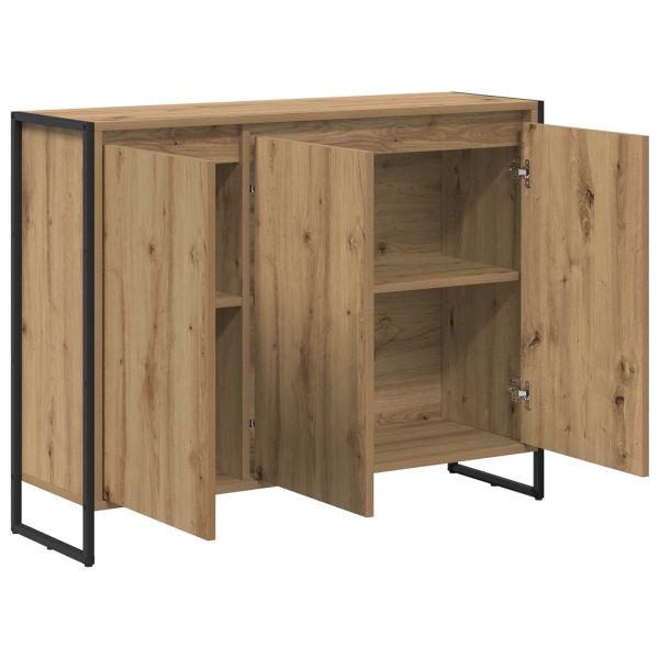 Страничен шкаф Дъб Артизан 96,5 x 30 x 75 см Инженерно дърво