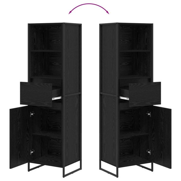 Шкаф за книги Черния дъб 43 x 36 x 150.5 см Инженерно дърво