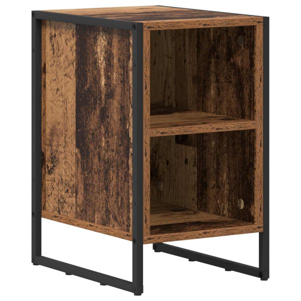 Нощно шкафче 2 pcs Старо дърво 39.5 x 30 x 50 см