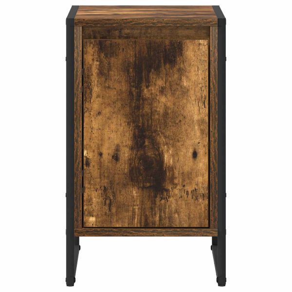 Нощно шкафче 2 pcs Димящ дъб 39,5 x 30 x 50 см Инженерно дърво