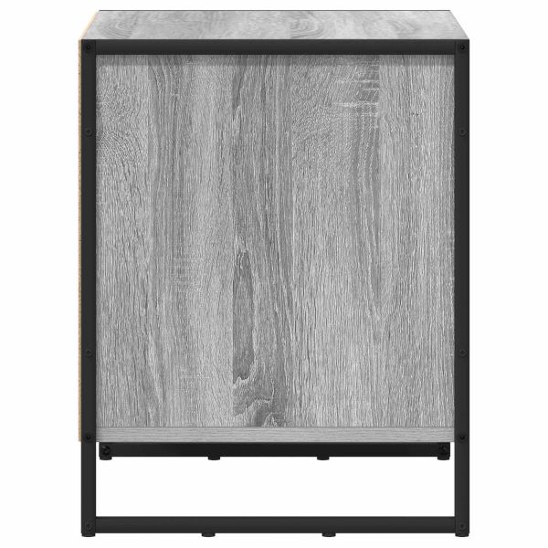 Нощно шкафче Сив Сонома 50 x 39.5 x 50 см Инженерно дърво