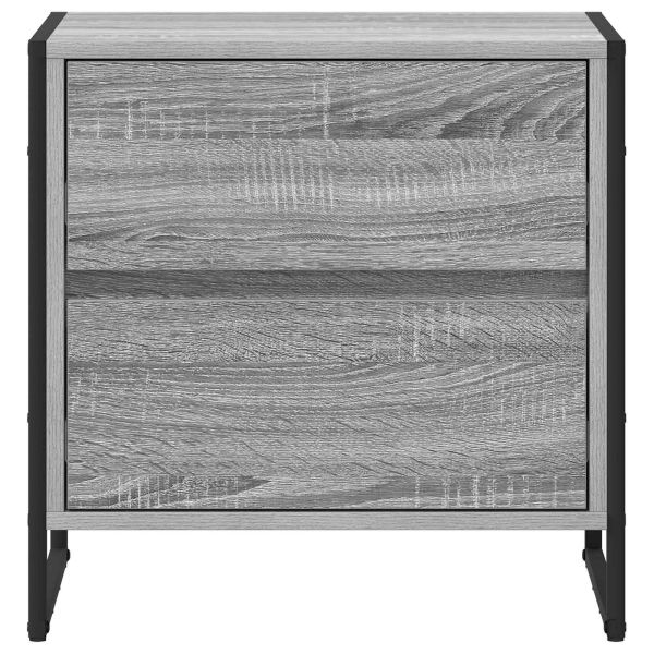 Нощно шкафче Сив Сонома 50 x 39.5 x 50 см Инженерно дърво