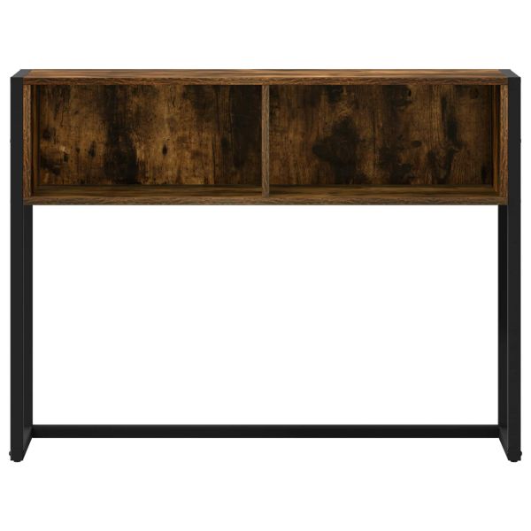 Крайна масичка Димящ дъб 100 x 36 x 75 см Инженерно дърво