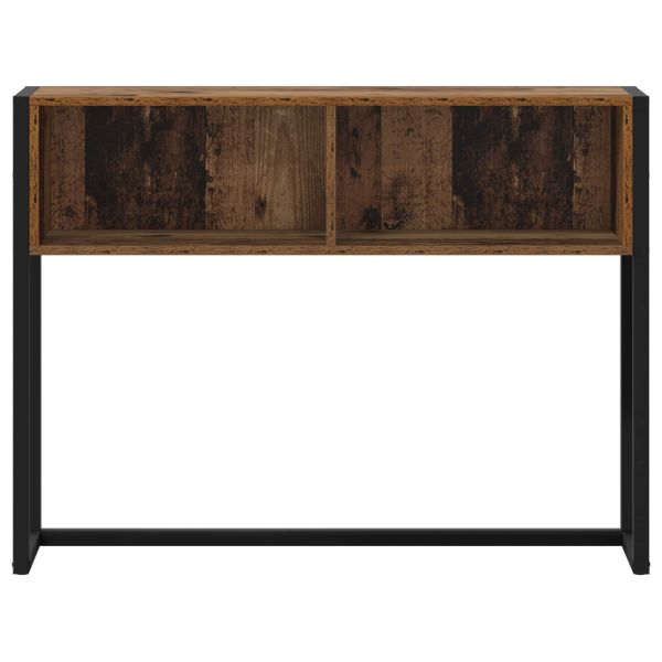 Крайна масичка Старо дърво 100 x 36 x 75 см Инженерно дърво