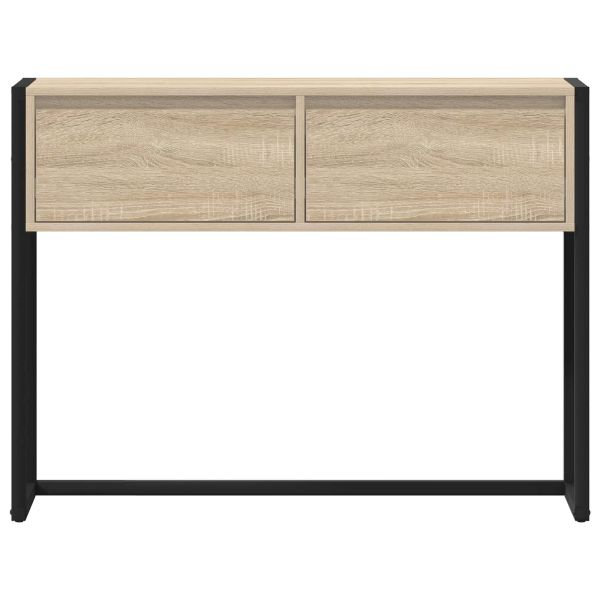 Крайна масичка Сонома 100 x 36 x 75 см Инженерно дърво