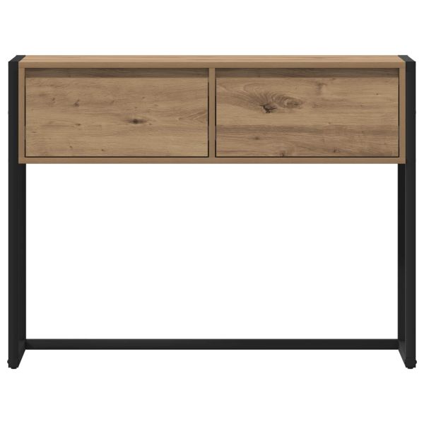 Крайна масичка Дъб Артизан 100 x 36 x 75 см Инженерно дърво