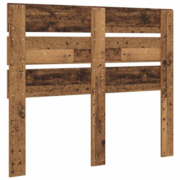 Облегалка за глава с таблото Старо дърво 135 cm Инженерно дърво