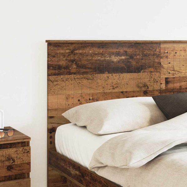 Облегалка за глава с таблото Старо дърво 160 cm Инженерно дърво