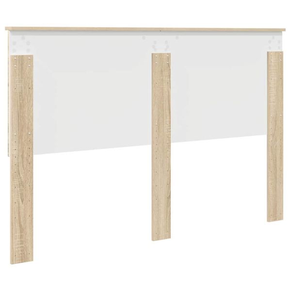 Облегалка за глава с таблото Сонома дъб 150 cm Инженерно дърво