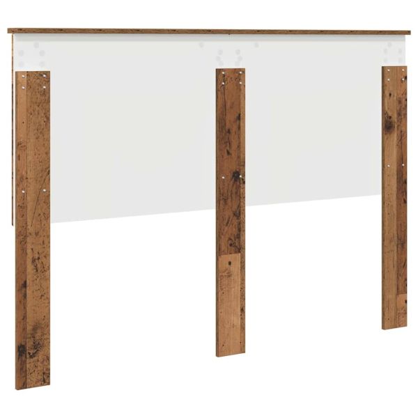 Облегалка за глава с таблото Старо дърво 140 cm Инженерно дърво