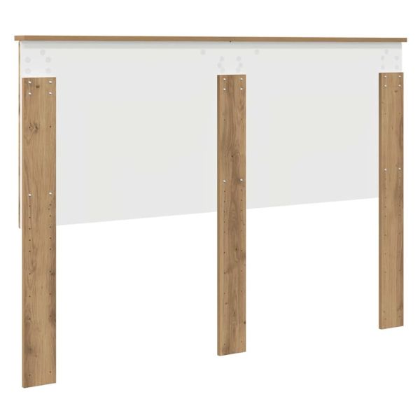 Облегалка за глава с таблото Дъб 140 cm Инженерно дърво