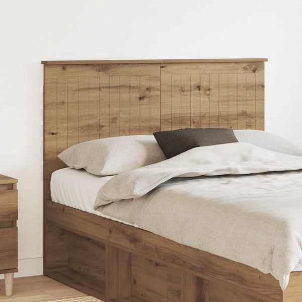 Облегалка за глава с таблото Дъб 135 cm Инженерно дърво