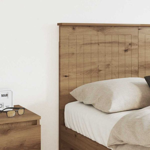 Облегалка за глава с таблото Дъб 135 cm Инженерно дърво