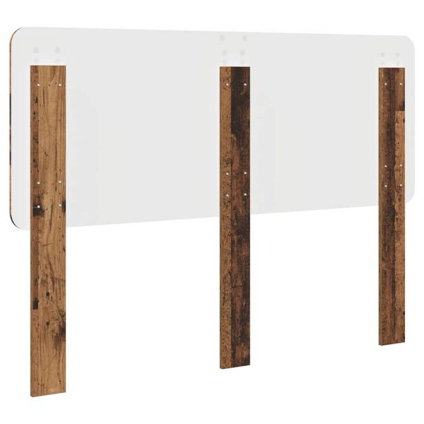 Облегалка за глава с таблото Старо дърво 120 cm Инженерно дърво