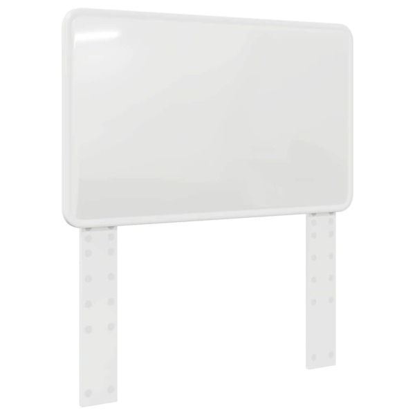 Облегалка за глава с таблото Гланц бяло 90 cm Инженерно дърво