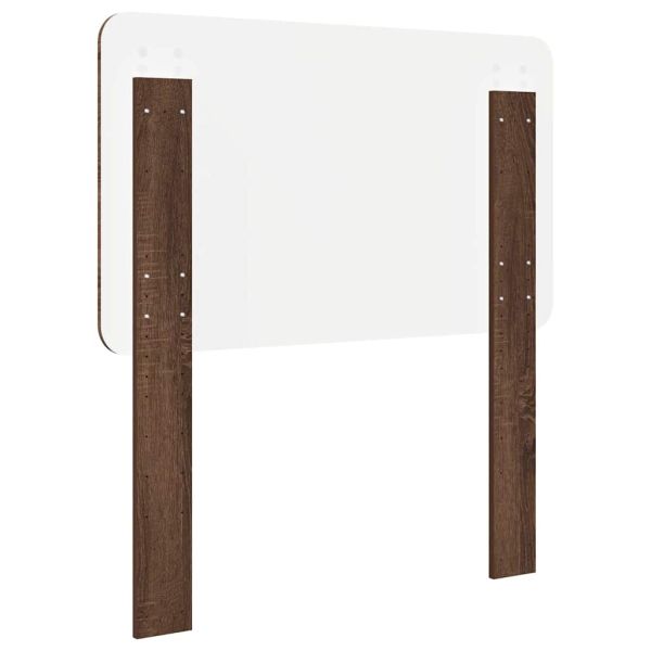 Облегалка за глава с таблото Кафяв дъб 80 cm Инженерно дърво