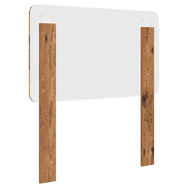 Облегалка за глава с таблото Старо дърво 80 cm Инженерно дърво