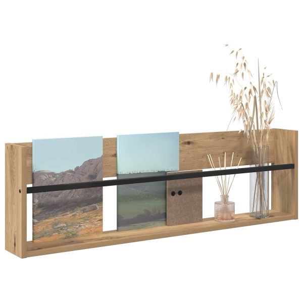 Етажерка за списания Дъб 100 x 12 x 30 см Инженерно дърво
