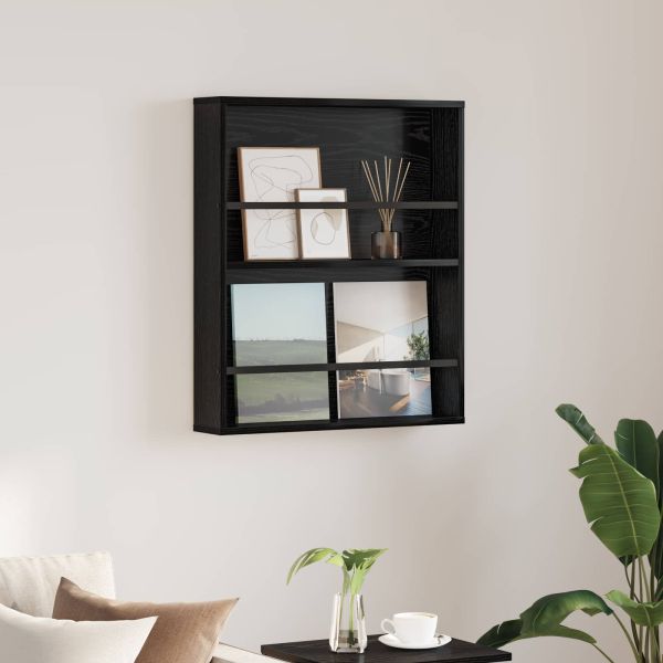 Етажерка за списания Черния дъб 60 x 12 x 70 см Инженерно дърво