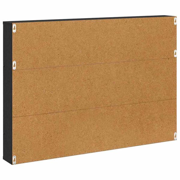 Етажерка за списания с рафт Черния дъб 100 x 12 x 70 см