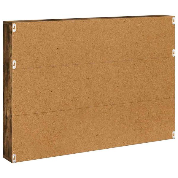 Етажерка за списания с рафт 2 pcs Димян дъб 100 x 12 x 70 см