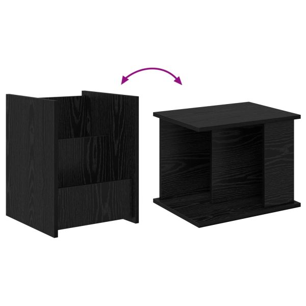 Етажерка за списания Черния дъб 35 x 35 x 45 см Инженерно дърво