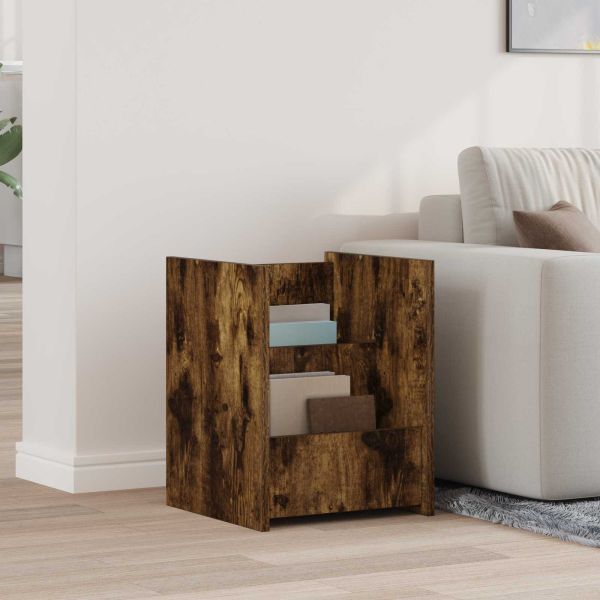 Етажерка за списания Димян дъб 35 x 35 x 45 см Инженерно дърво