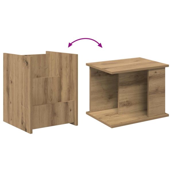 Етажерка за списания с рафт Дъб 35 x 35 x 45 см Инженерно дърво