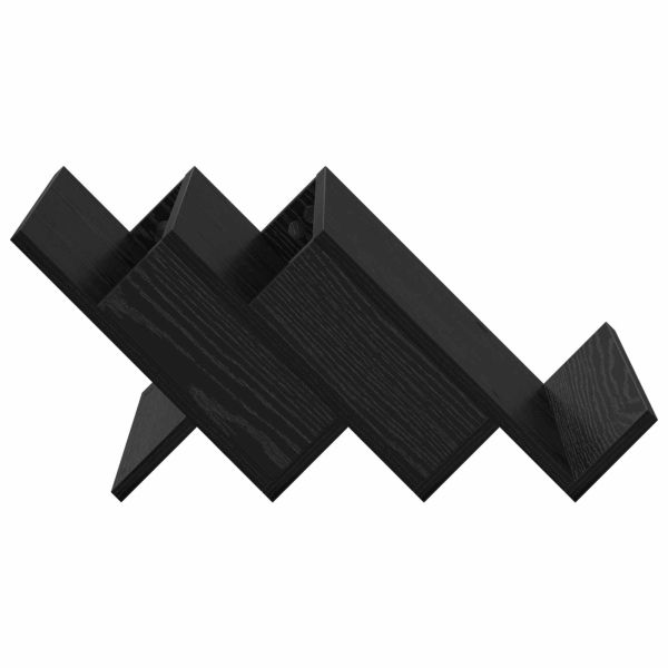 Етажерка за списания с рафт Черния дъб 53 x 40 x 28.5 см